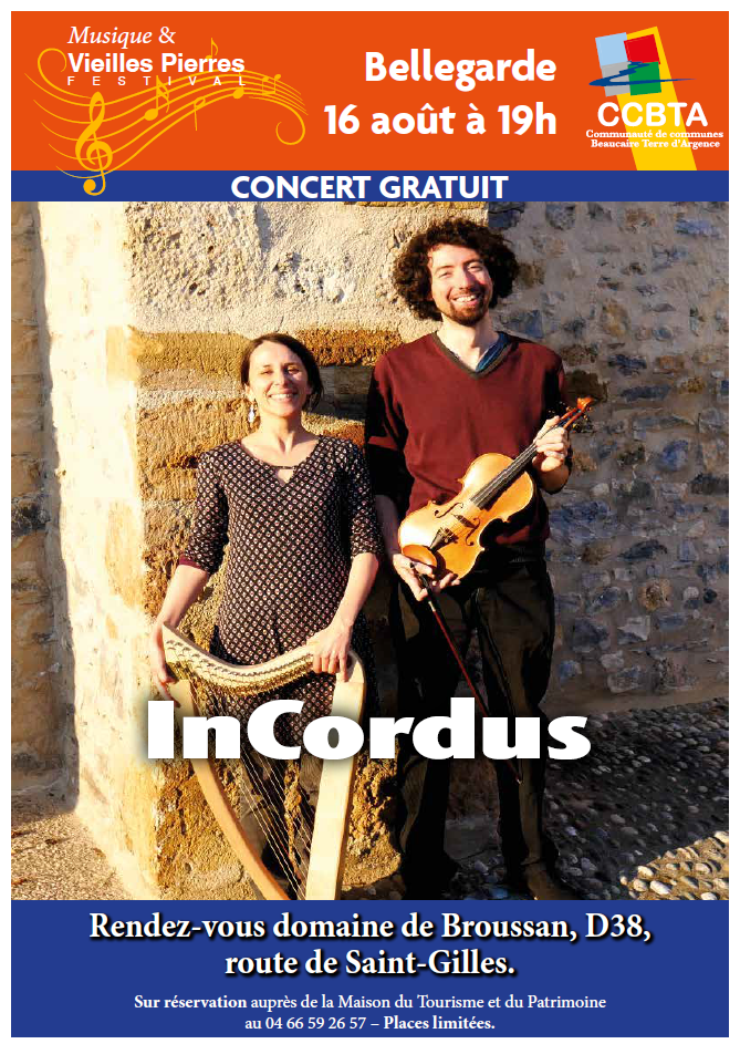 Festival Musique et Vieilles Pierres à Bellegarde - InCordus_Bellegarde