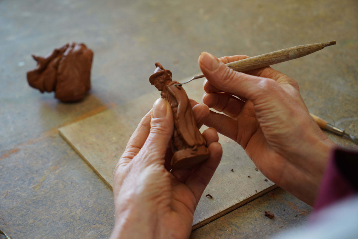 Atelier - Réalisation d'un santon de Provence avec Cristine DARC_Vallabrègues