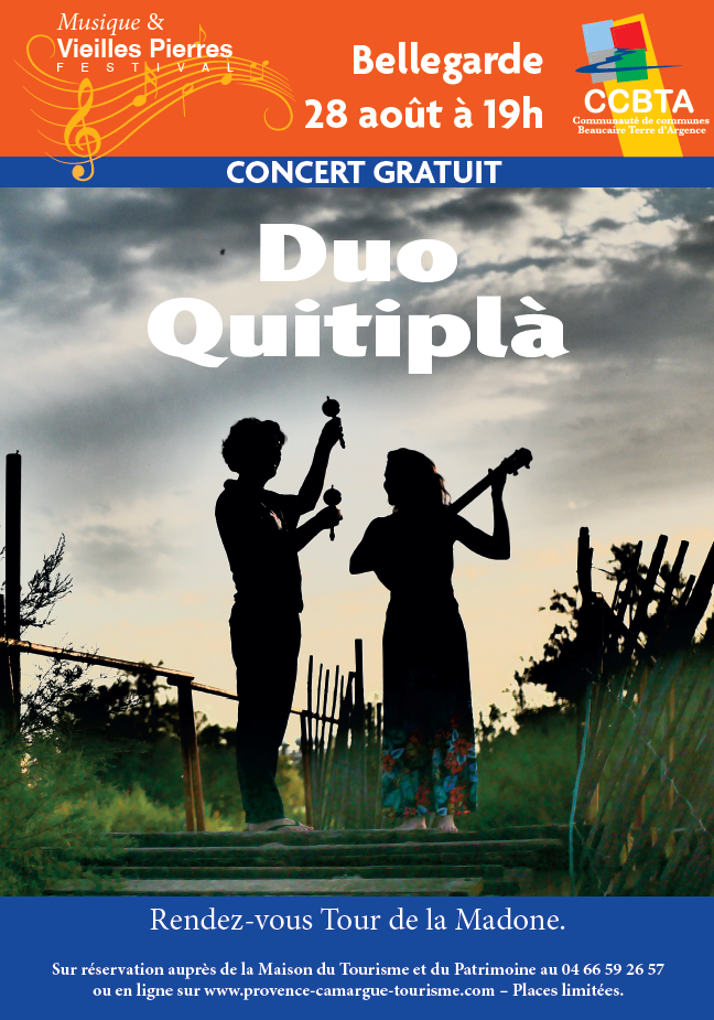 Festival Musique et Vieilles Pierres à Bellegarde - Duo Quitipla_Bellegarde