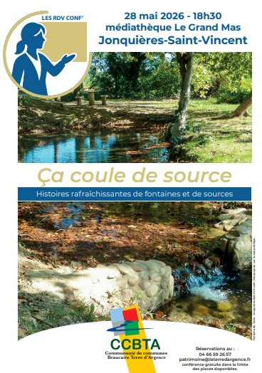 Conférence - Ça coule de source_Jonquières-Saint-Vincent