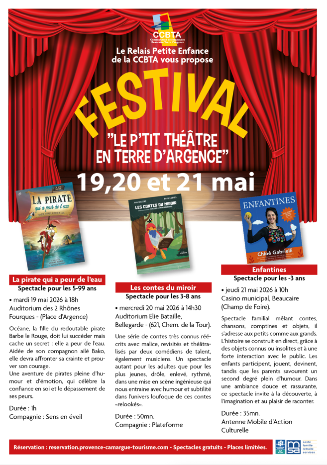 Festival - Le P'tit Théâtre en Terre d'Argence à Fourques_Fourques