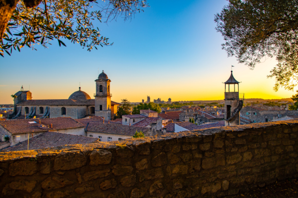 Apéro panorama a la forteresse de Beaucaire