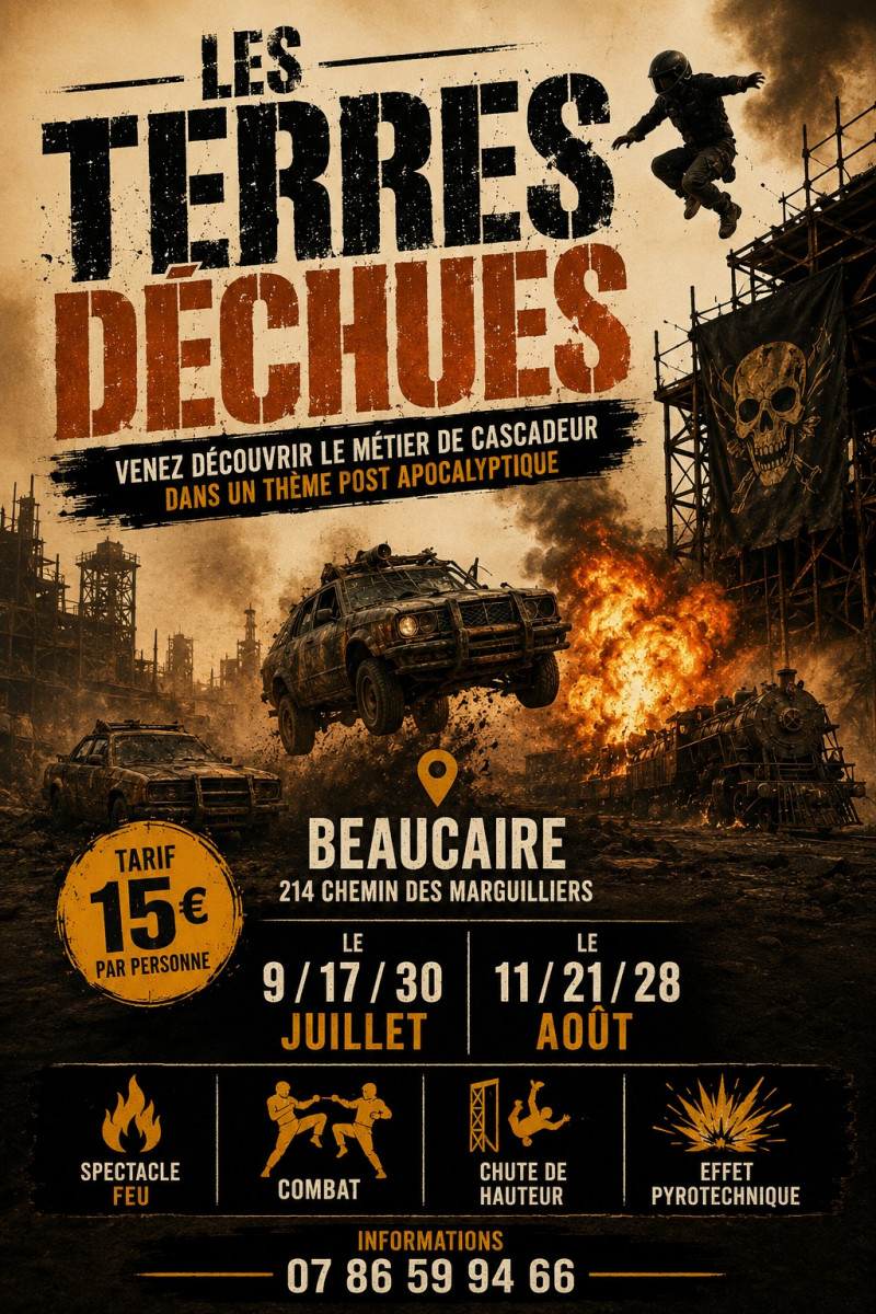 Performance: The Fallen Lands_Beaucaire - © Manuel SOLIVELLAS Performance: The Fallen Lands_Beaucaire