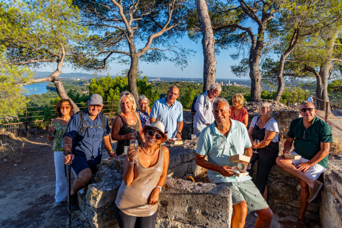Sunset Apéro at the Abbey of Saint-Roman_Beaucaire