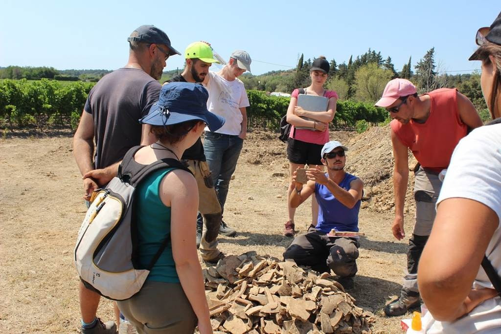 visite du site archeologique mas des tourelles