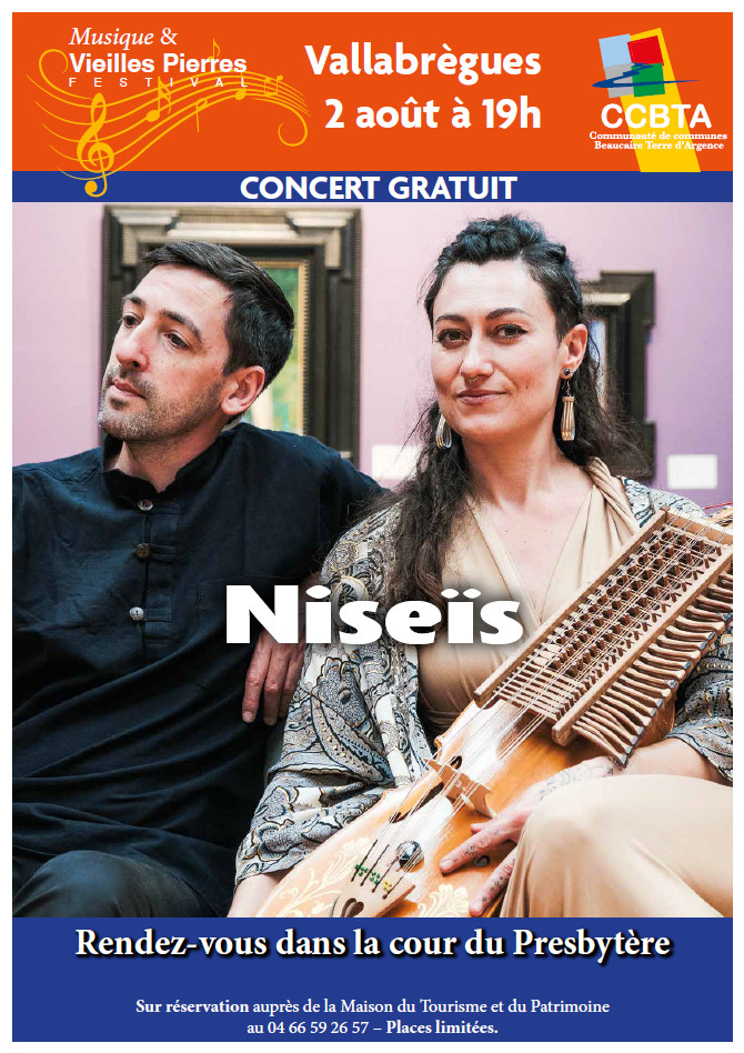 Festival Musique et Vieilles Pierres à Vallabrègues - Niseïs_Vallabrègues