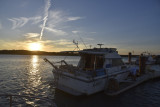 sunset sur le rhone