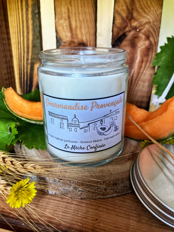 Bougie végétale - Gourmandise Provençale Bougie végétale - Gourmandise Provençale